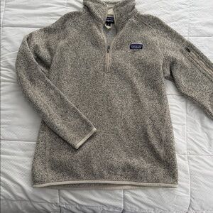 Patagonia Gray Quarter-Zip Sweatshirt